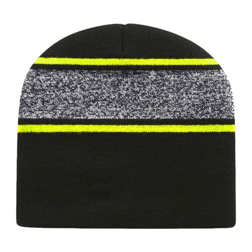 USA-Made Variegated Striped Beanie Thumbnail