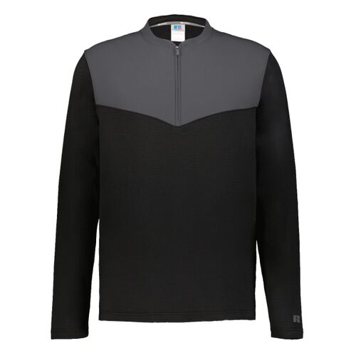 Unisex Sideline Grid Fleece Quarter-Zip Pullover Thumbnail