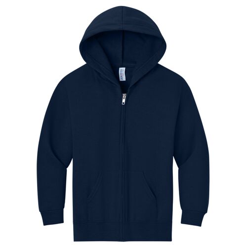Youth NuBlend ® Full Zip Hooded Sweatshirt Thumbnail
