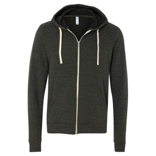 Unisex Triblend Sponge Fleece Full-Zip Hoodie Sweatshirt Thumbnail