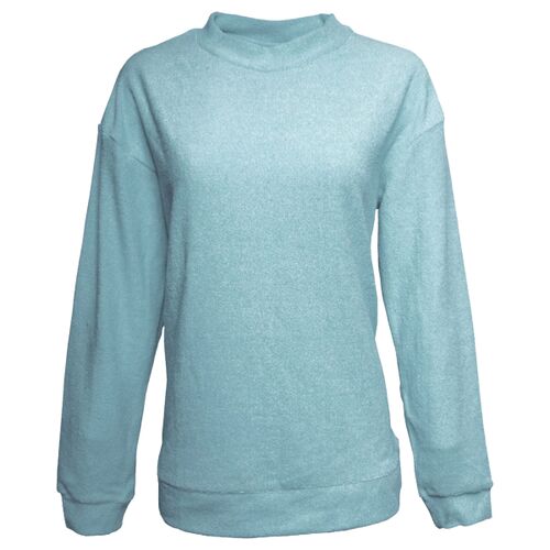 Women's Weekend Terry Mock Neck Pullover Thumbnail