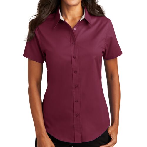 Ladies Short Sleeve Easy Care Shirt Thumbnail