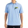 Cutter & Buck Virtue Eco Pique Tile Print Recycled Mens Polo Thumbnail