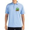 Cutter & Buck Virtue Eco Pique Tile Print Recycled Mens Polo Thumbnail